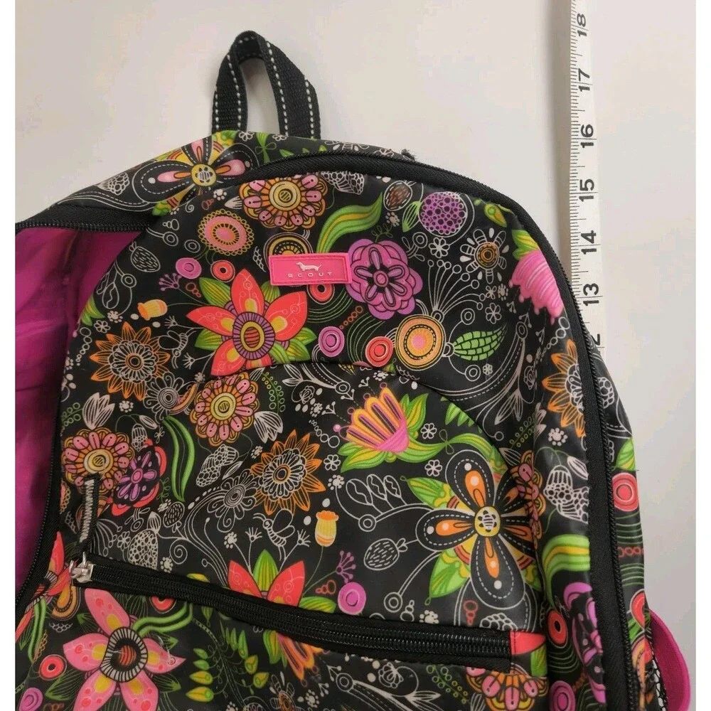 SCOUT Backpack Floral Waterproof Padded  Pockets 16
